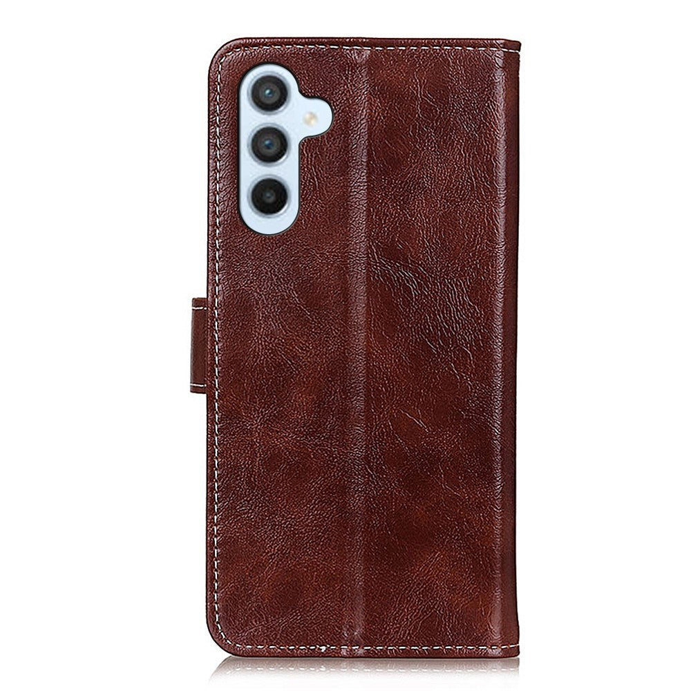 EIDERWOOD Samsung Galaxy S24+ (Plus) Faux Leather Flip Case - Brown