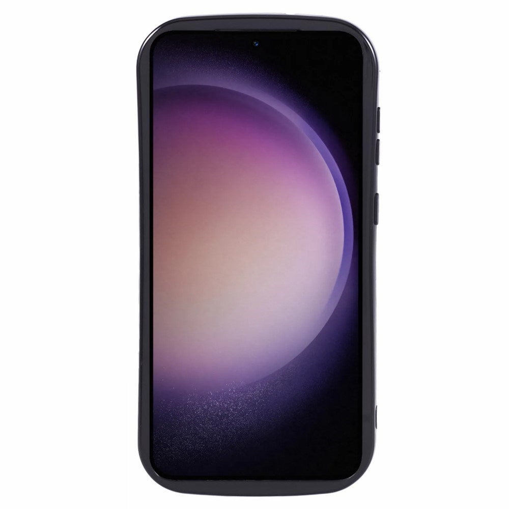 EIDERWOOD Samsung Galaxy S23+ (Plus) Flexible Plastic Case with Wavy Edges - Black