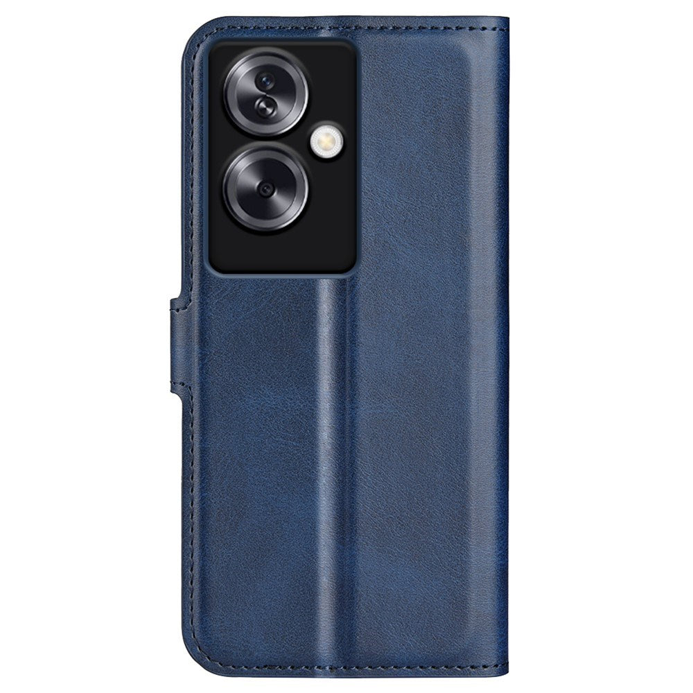 EIDERWOOD Oppo A79 (5G) / A2 (5G) Leather Flip Case w. Lommebok & Stand Function - Blue