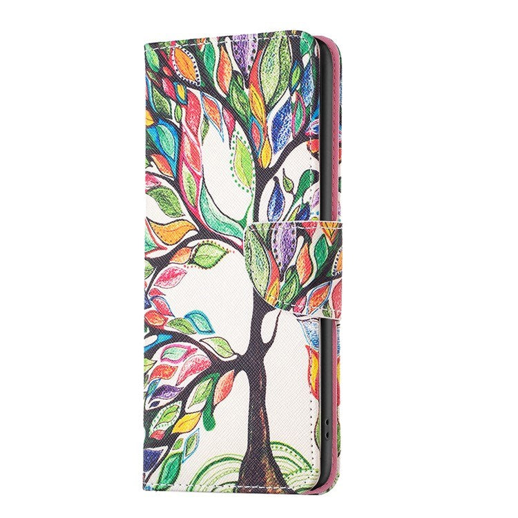 EIDERWOOD Samsung Galaxy Xcover 7 Flip Case with 2 x Card Holder - Colorful Tree