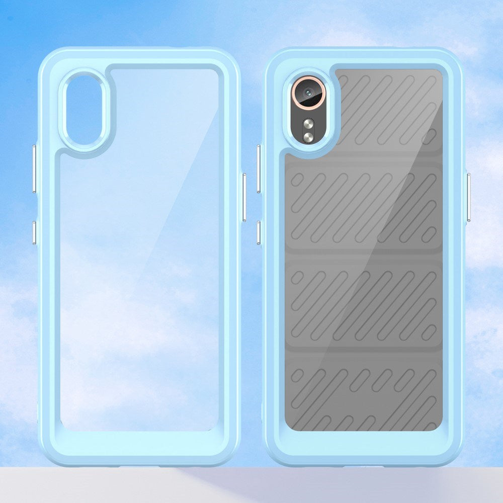 EIDERWOOD Samsung Galaxy Xcover 7 Hybrid Plastic Case - Transparent / Blue