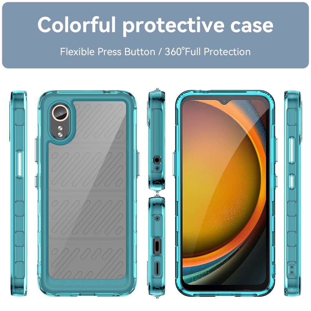 EIDERWOOD Samsung Galaxy Xcover 7 Hybrid Plastic Case - Transparent / Turquoise