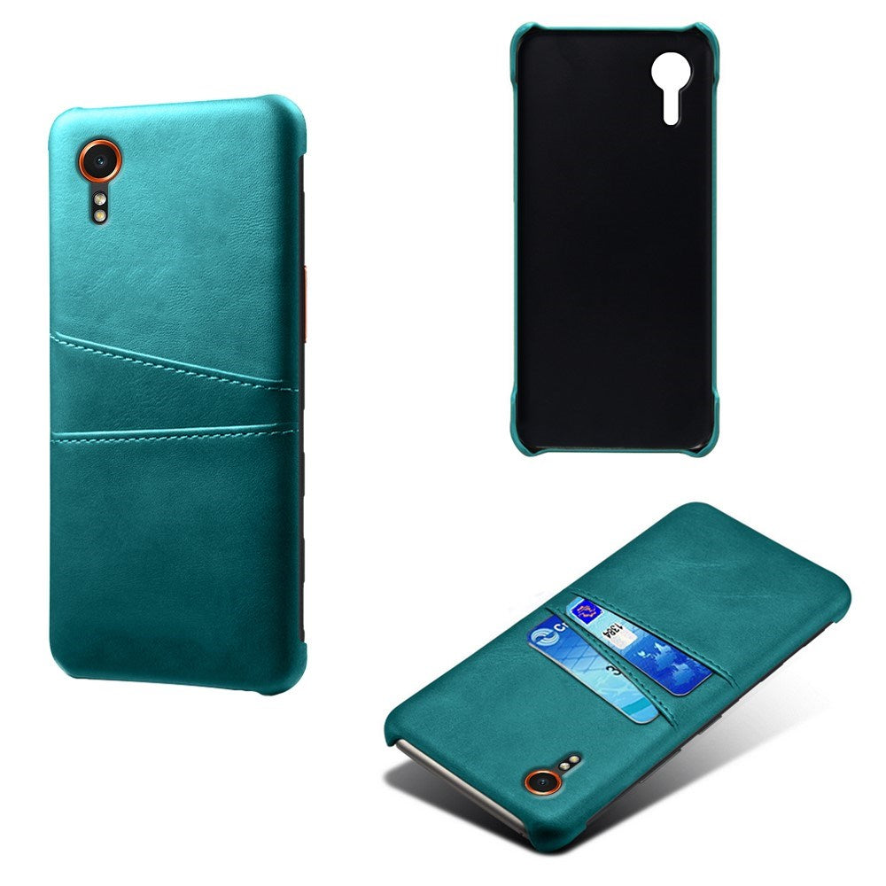 EIDERWOOD Samsung Galaxy Xcover 7 Faux Leather Case with Built-in Cardholder - Blue