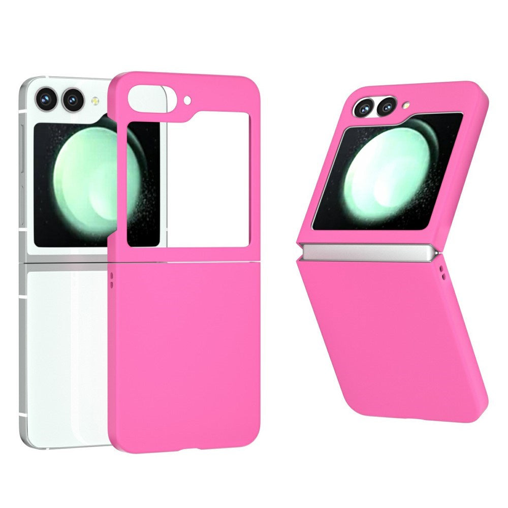 EIDERWOOD Samsung Galaxy Z Flip7 FE / Flip6 Rubberized Hard Plastic Case - Pink