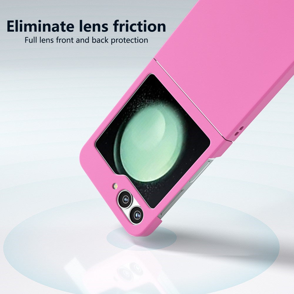 EIDERWOOD Samsung Galaxy Z Flip7 FE / Flip6 Rubberized Hard Plastic Case - Pink