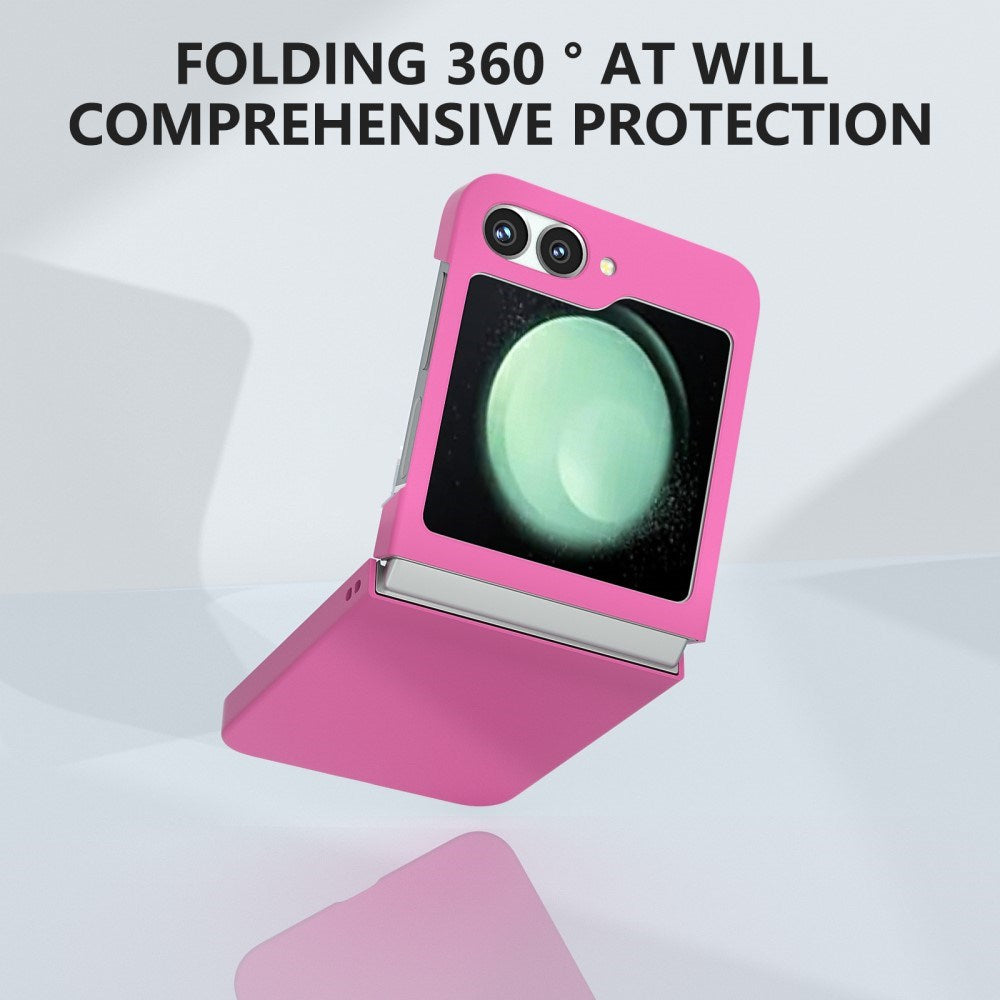 EIDERWOOD Samsung Galaxy Z Flip7 FE / Flip6 Rubberized Hard Plastic Case - Pink