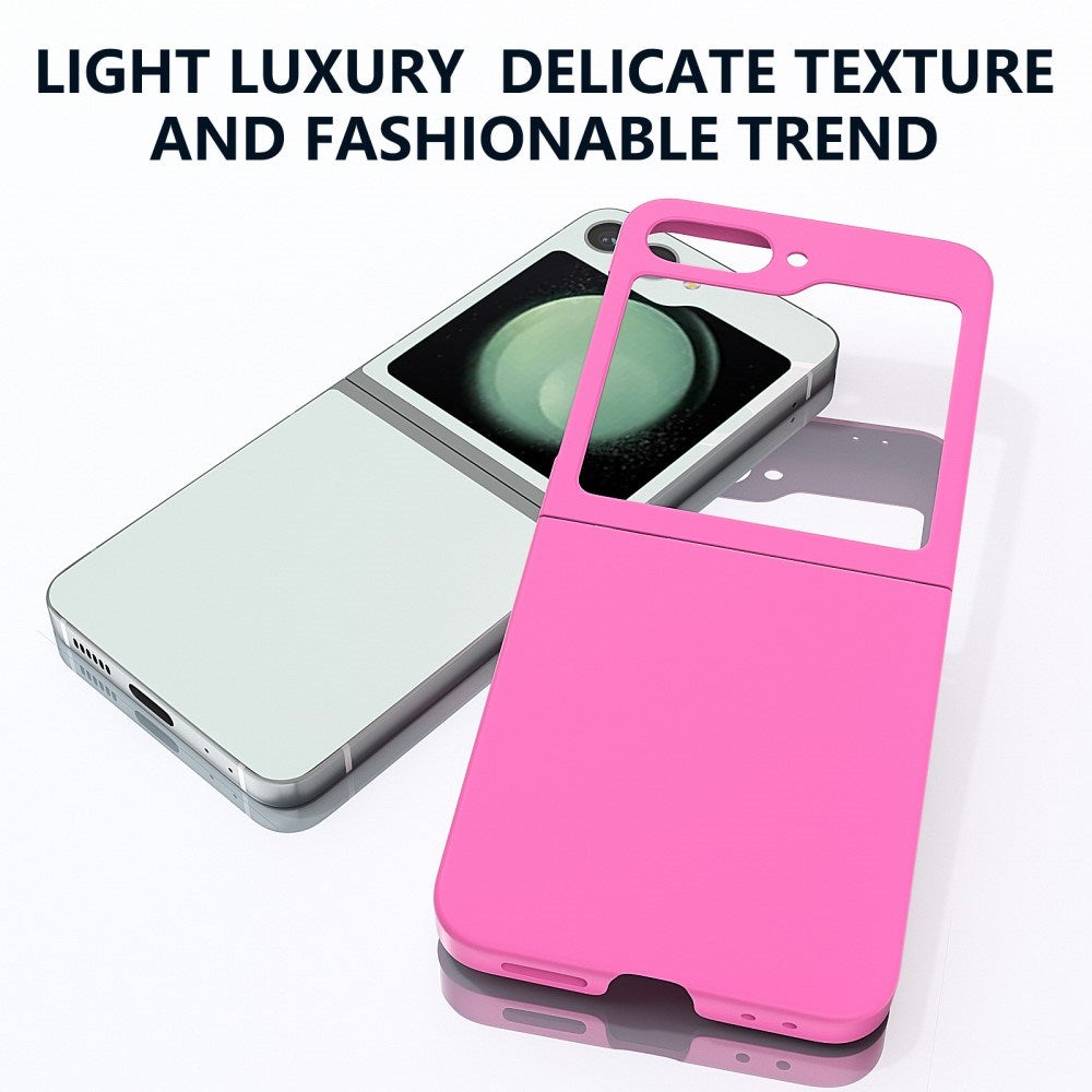EIDERWOOD Samsung Galaxy Z Flip7 FE / Flip6 Rubberized Hard Plastic Case - Pink