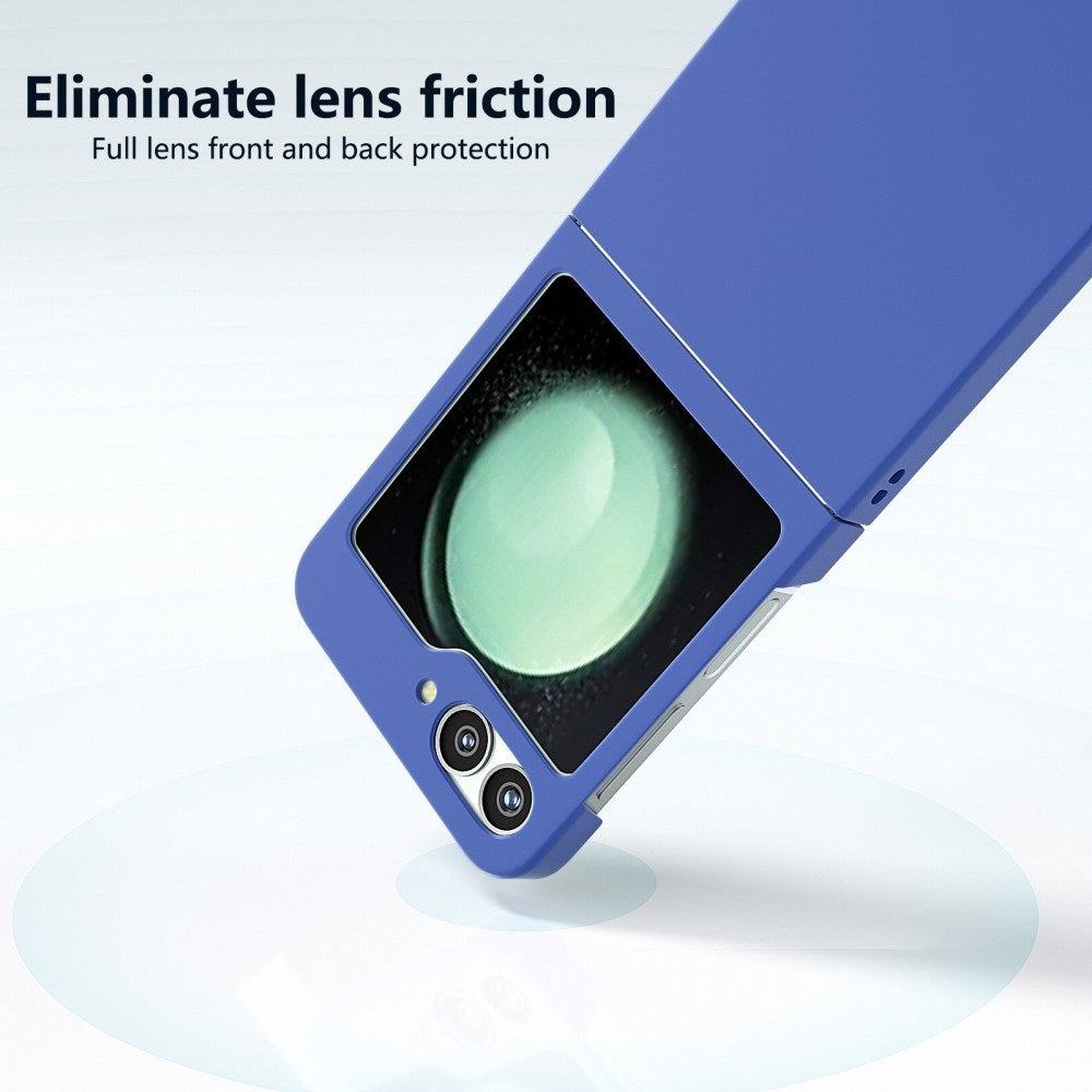 EIDERWOOD Samsung Galaxy Z Flip7 FE / Flip6 Rubberized Hard Plastic Case - Blue