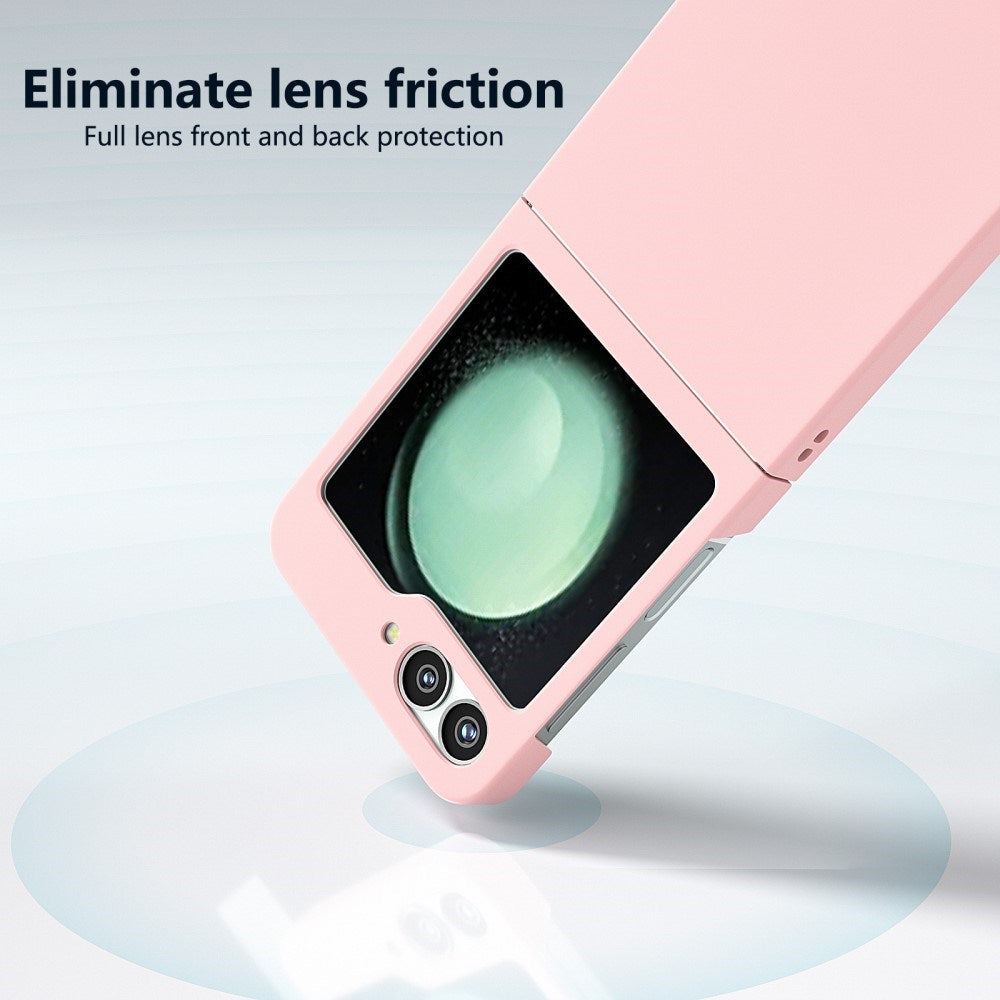 EIDERWOOD Samsung Galaxy Z Flip7 FE / Flip6 Rubberized Hard Plastic Case - Light Pink