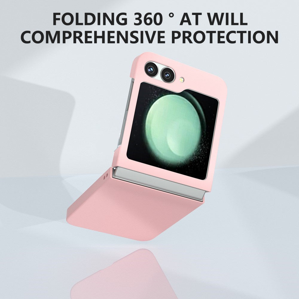 EIDERWOOD Samsung Galaxy Z Flip7 FE / Flip6 Rubberized Hard Plastic Case - Light Pink