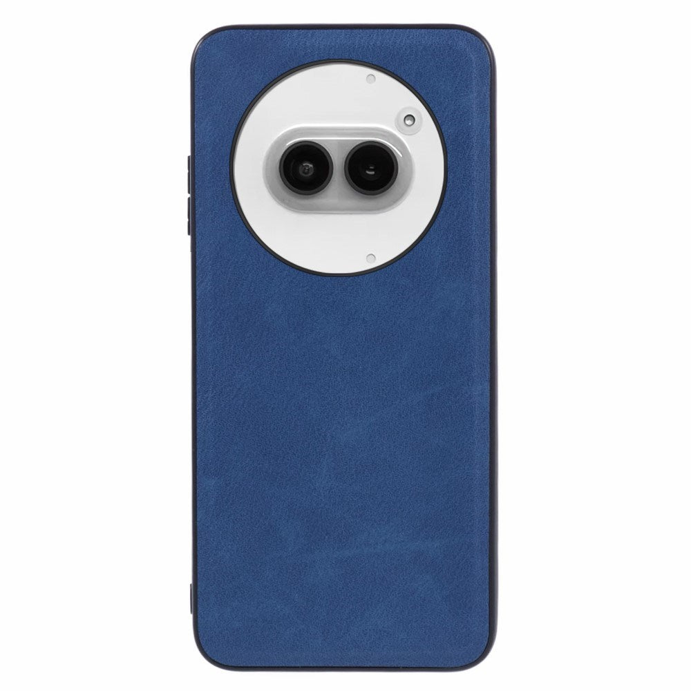 EIDERWOOD Nothing Phone (2a) / (2a) Plus Leather Case m. Flexible Plastic Edges - Blue