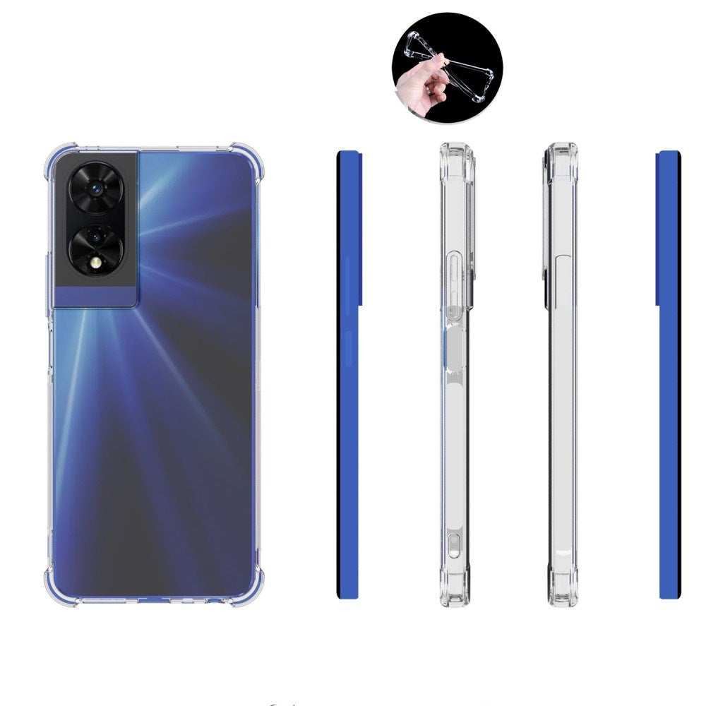 EIDERWOOD TCL 505 Case with Reinforced Corners - Flexible Plastic - Transparent