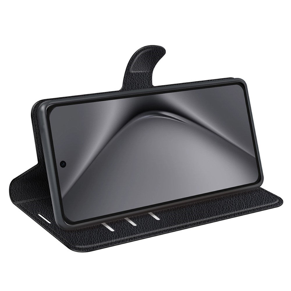 EIDERWOOD Huawei Pura 70 Pro / 70 Pro+ (Plus) Faux Leather Flip Case with Cardholder & Stand Function - Black