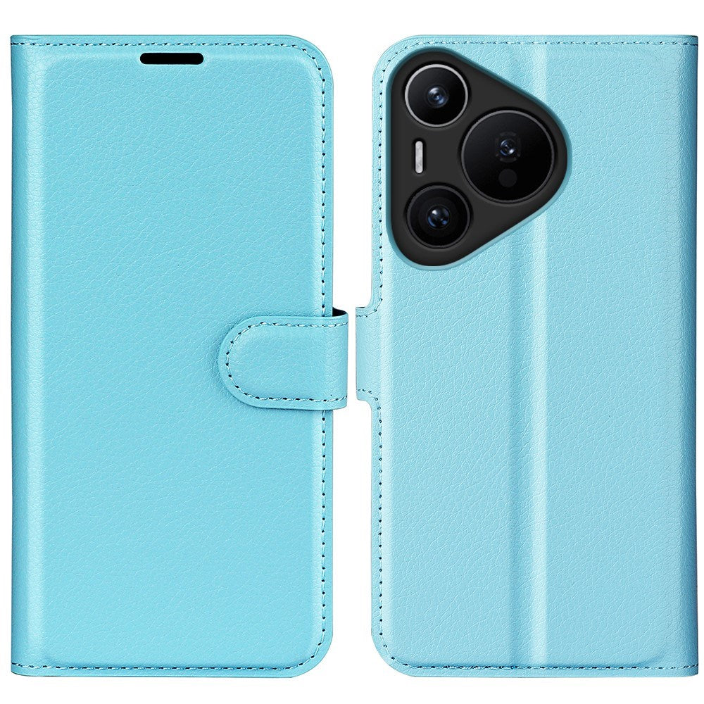 EIDERWOOD Huawei Pura 70 Pro / 70 Pro+ (Plus) Faux Leather Flip Case with Cardholder & Stand Function - Blue