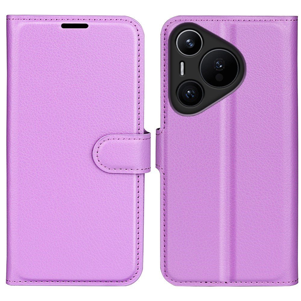 EIDERWOOD Huawei Pura 70 Pro / 70 Pro+ (Plus) Faux Leather Flip Case with Cardholder & Stand Function - Purple