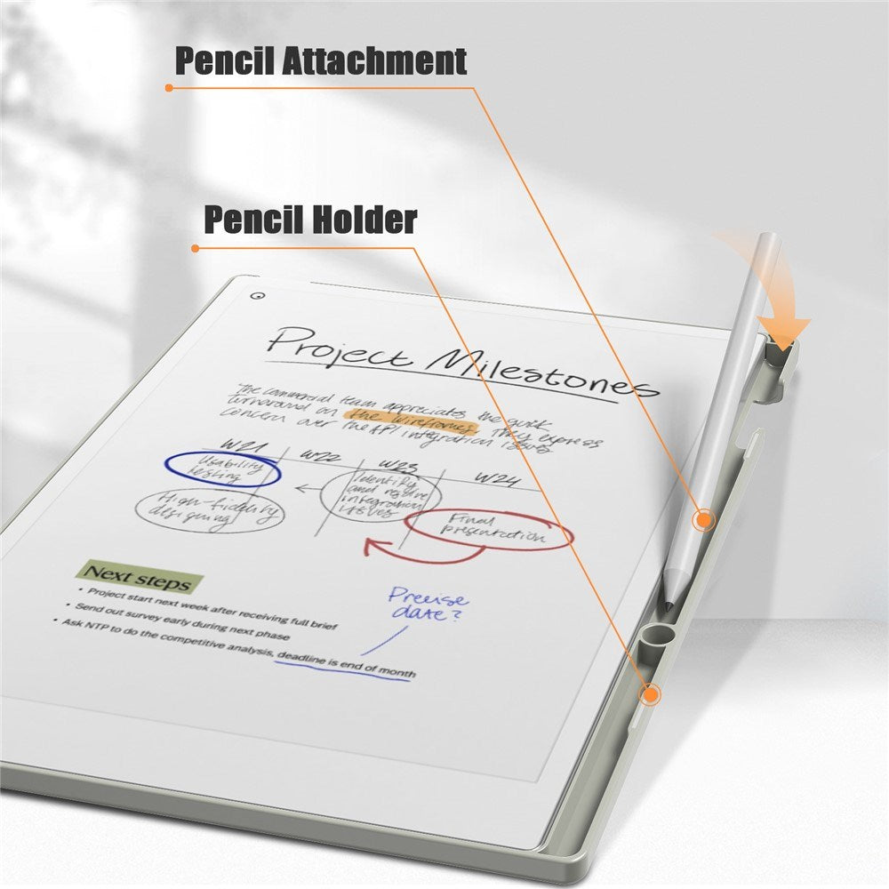 ReMarkable Paper Pro EIDERWOOD Faux Leather Case – Light Grey