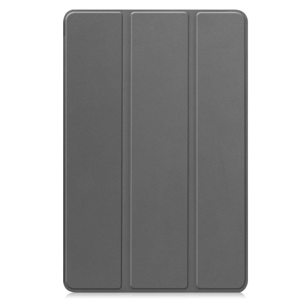 EIDERWOOD Samsung Galaxy Tab S10 FE+ (Plus) Faux Leather Flip Case with Stand Function & Pencil Holder - Grey