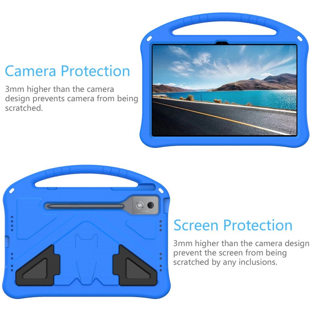 EIDERWOOD Lenovo Idea Tab Pro Anti-Drop Tablet Case with Handle and Kickstand - Blue