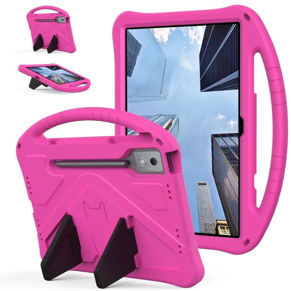 EIDERWOOD Lenovo Idea Tab Pro Anti-Drop Tablet Case with Handle and Kickstand - Pink