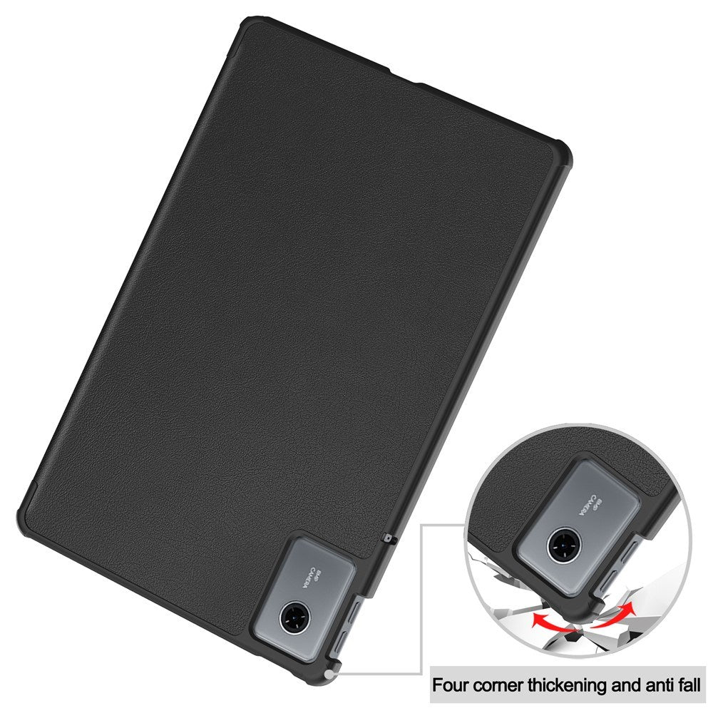 Lenovo Idea Tab 11 EIDERWOOD Leather Flip Case - Black