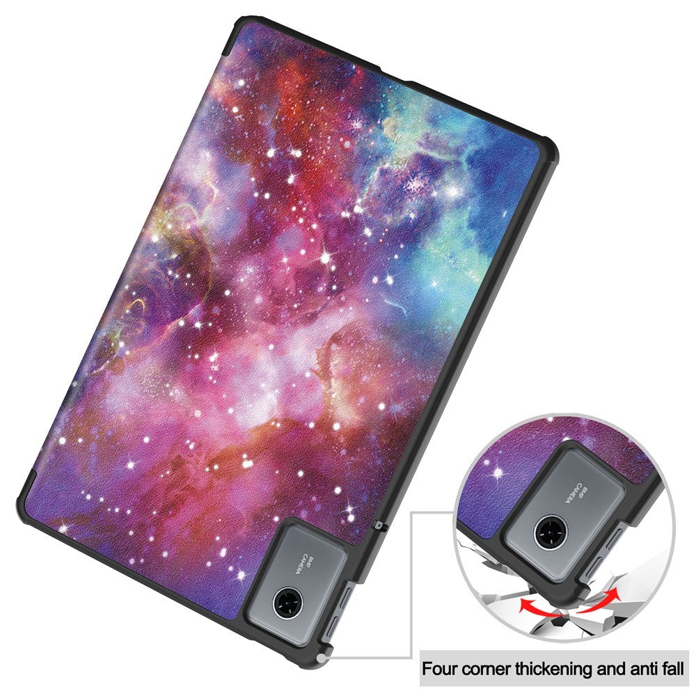 EIDERWOOD Lenovo Idea Tab / Xiaoxin Pad 11 Faux Leather Flip Case with Motif - Galaxy