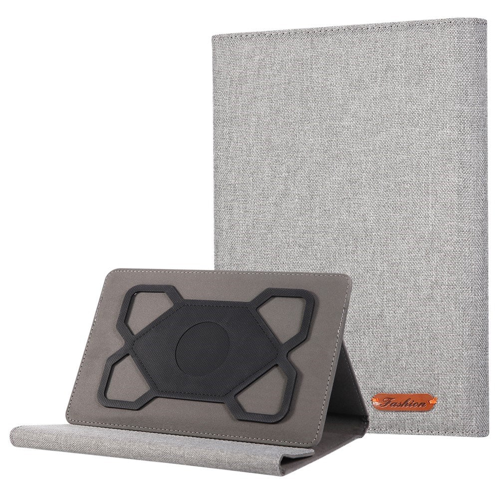 EIDERWOOD Universal Tablet Flip Case with Stand Function - 13.5 x 21.5 cm - Grey
