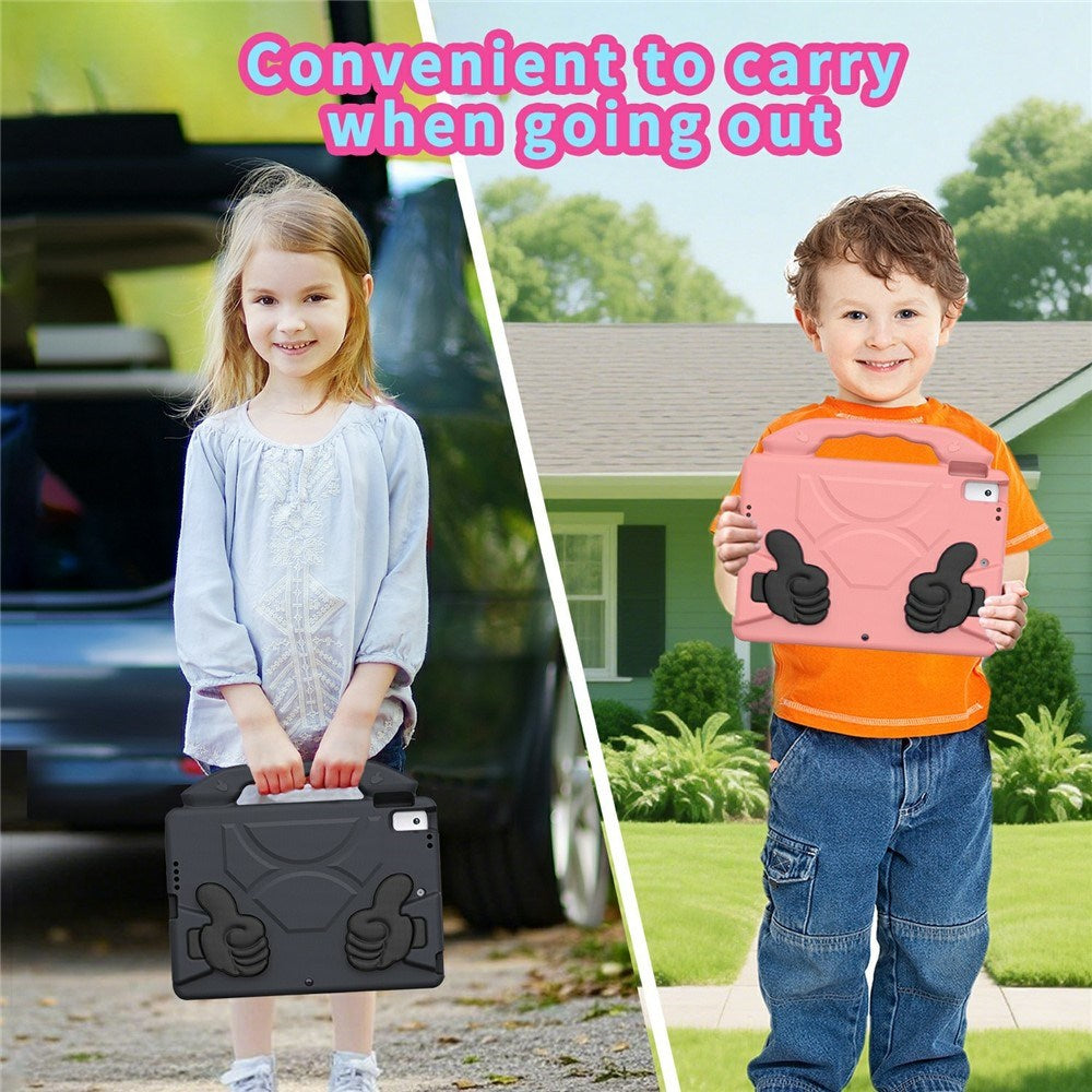 EIDERWOOD iPad 10.2" (2021 / 2020 / 2019) / Air (2019) Kids Case with Thumb Kickstand - Black