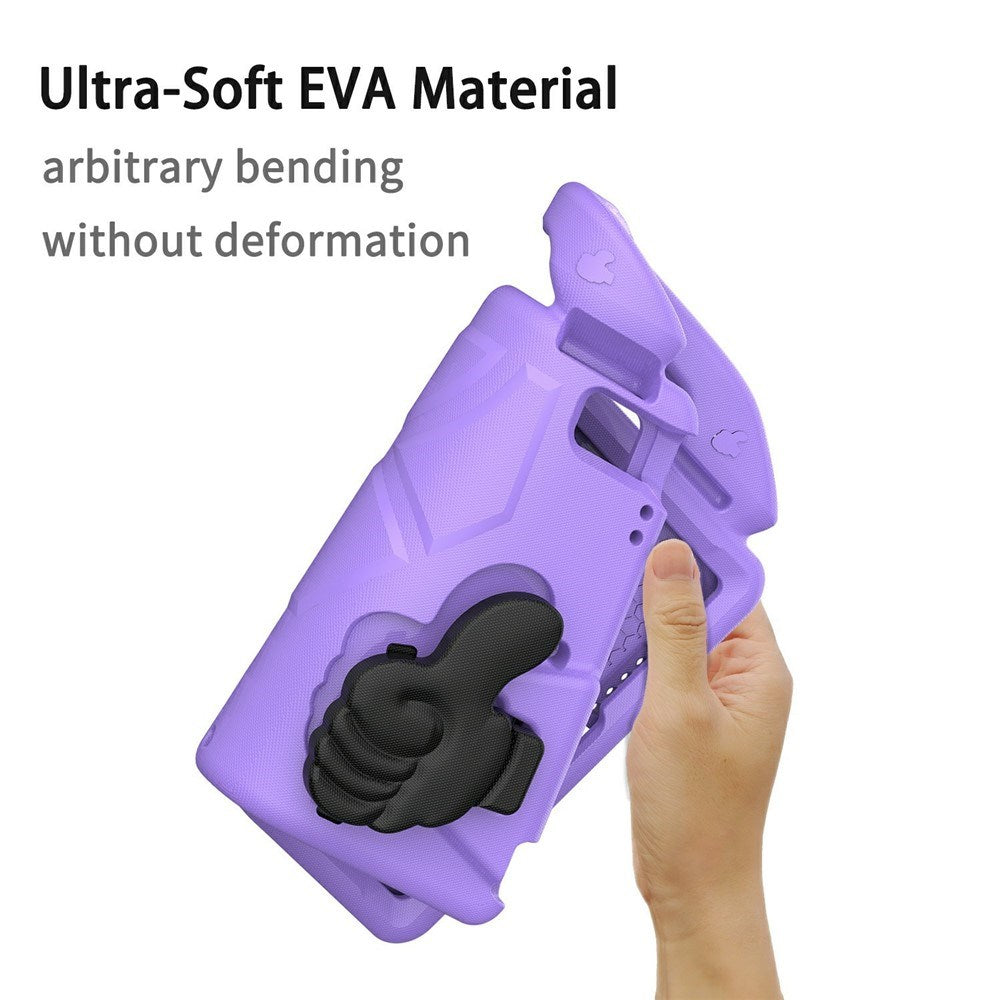 EIDERWOOD iPad 10.2" (2021 / 2020 / 2019) / Air (2019) Kids Case with Thumb Kickstand - Purple