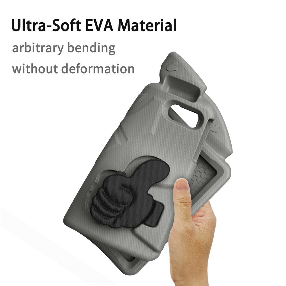 EIDERWOOD iPad 11" (2025) / Air 11" (2025 / 2024) / 10.9" (2024 / 2022) Kids Case with Thumb Kickstand - Grey