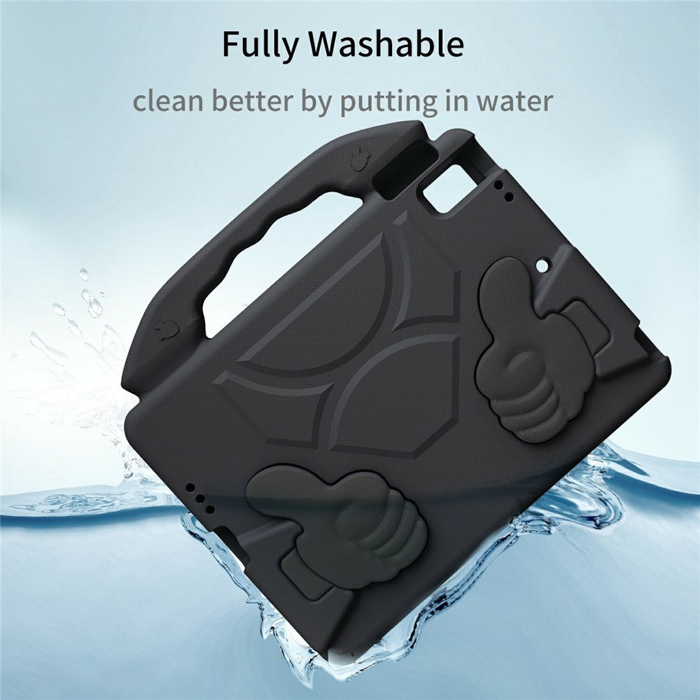 EIDERWOOD iPad 9.7" (2018 / 2017) / Air 2 / Air Kids Case with Thumb Kickstand - Black