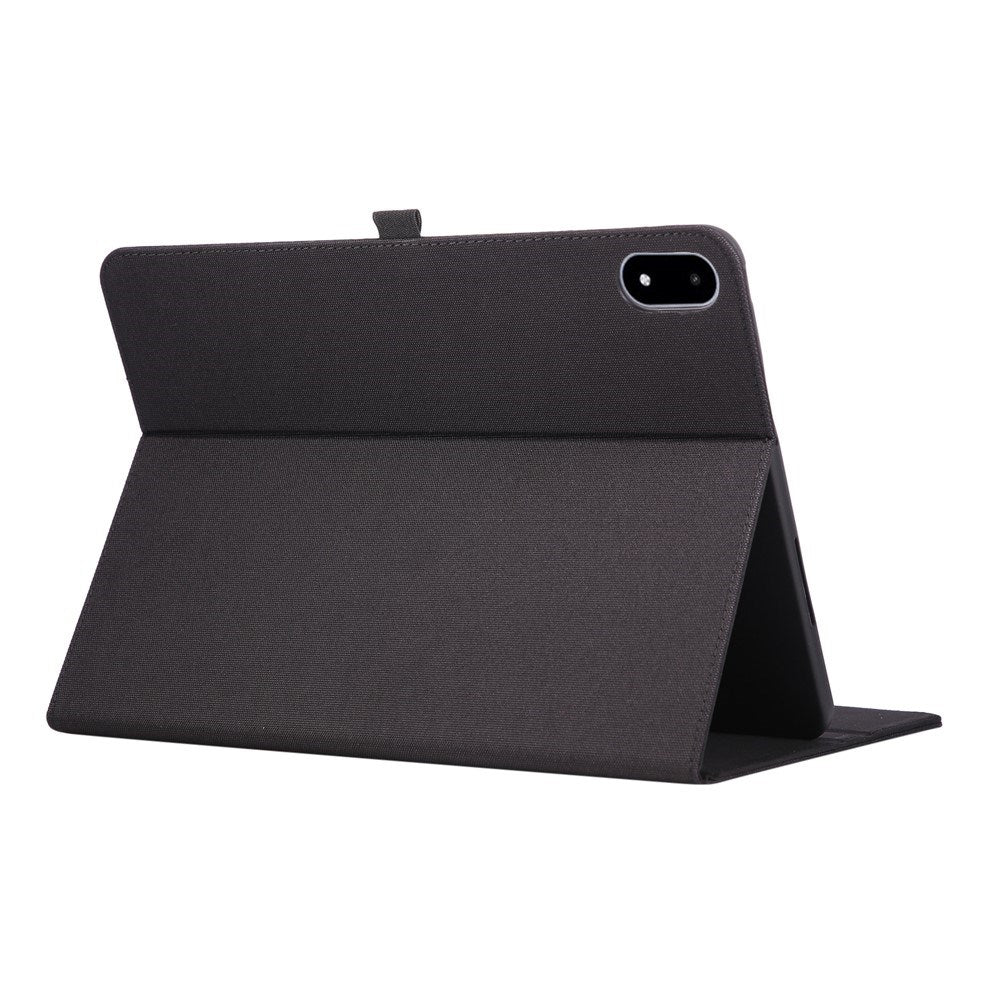 OnePlus Pad 3 Faux Leather Flip Case with Card Holder & Stand Function - Black