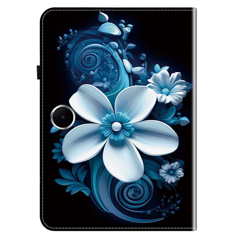 OnePlus Pad Lite EIDERWOOD Leather Flip Case with Motif - Orchid FLower