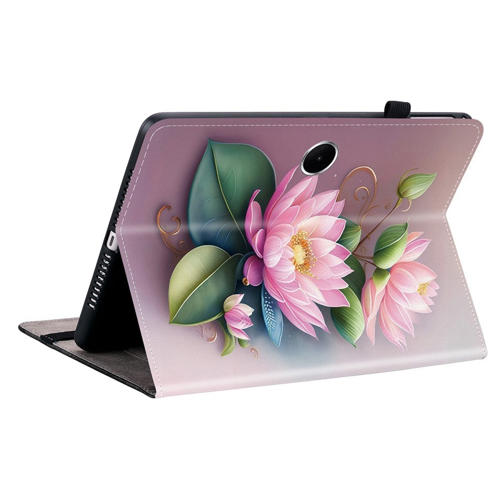 OnePlus Pad Lite EIDERWOOD Leather Flip Case with Motif - Lotus Flower