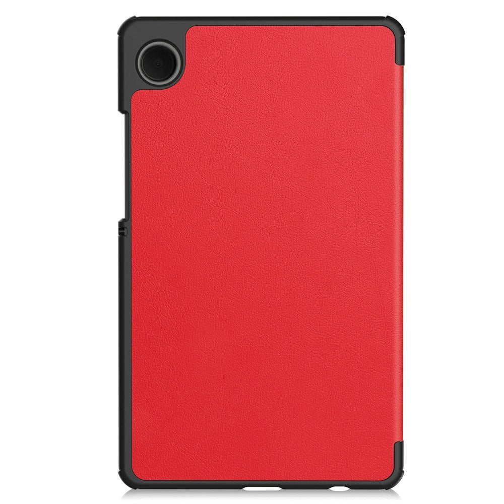 Samsung Galaxy Tab A11 EIDERWOOD Leather Case w. Stand - Red