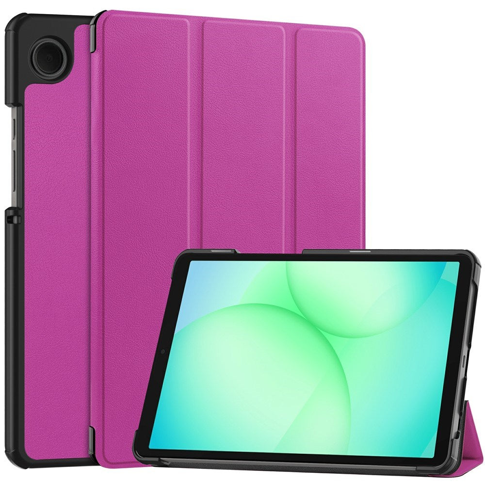 EIDERWOOD Samsung Galaxy Tab A11 Leather Case w. Stand - Purple