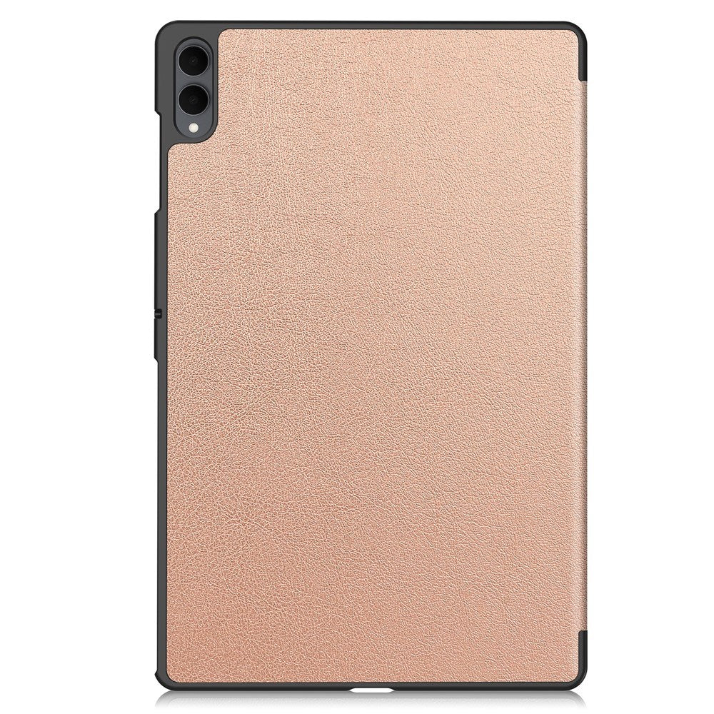 Samsung Galaxy Tab S11 Ultra EIDERWOOD Leather Case w. Stand - Rose Gold