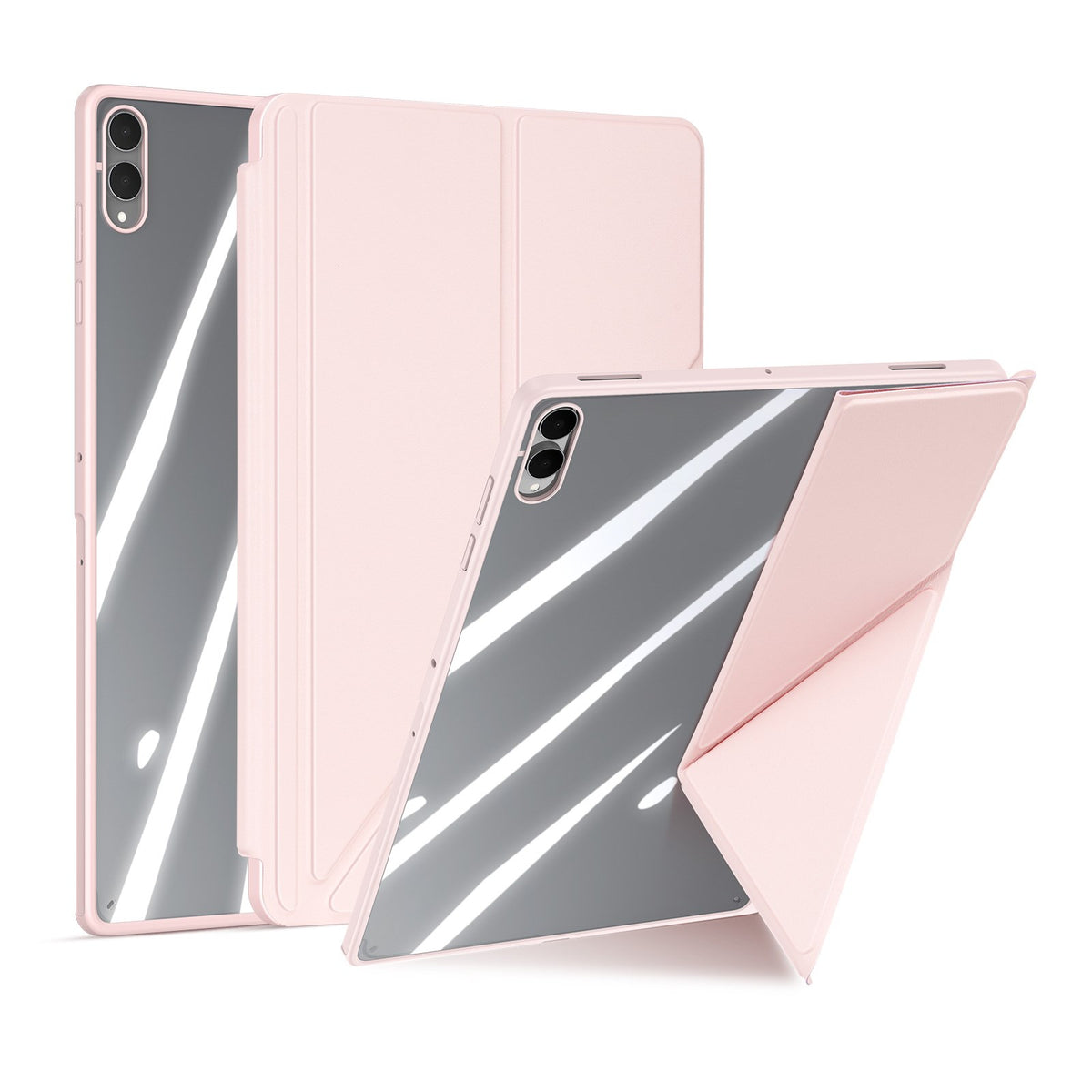Samsung Galaxy Tab S12 Ultra / S11 Ultra DUX DUCIS Origami Hybrid Faux Leather Flip Case - Pink