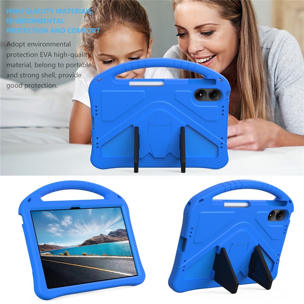 Xiaomi Redmi Pad 2 Pro EIDERWOOD Kids Case with Kickstand - Blue