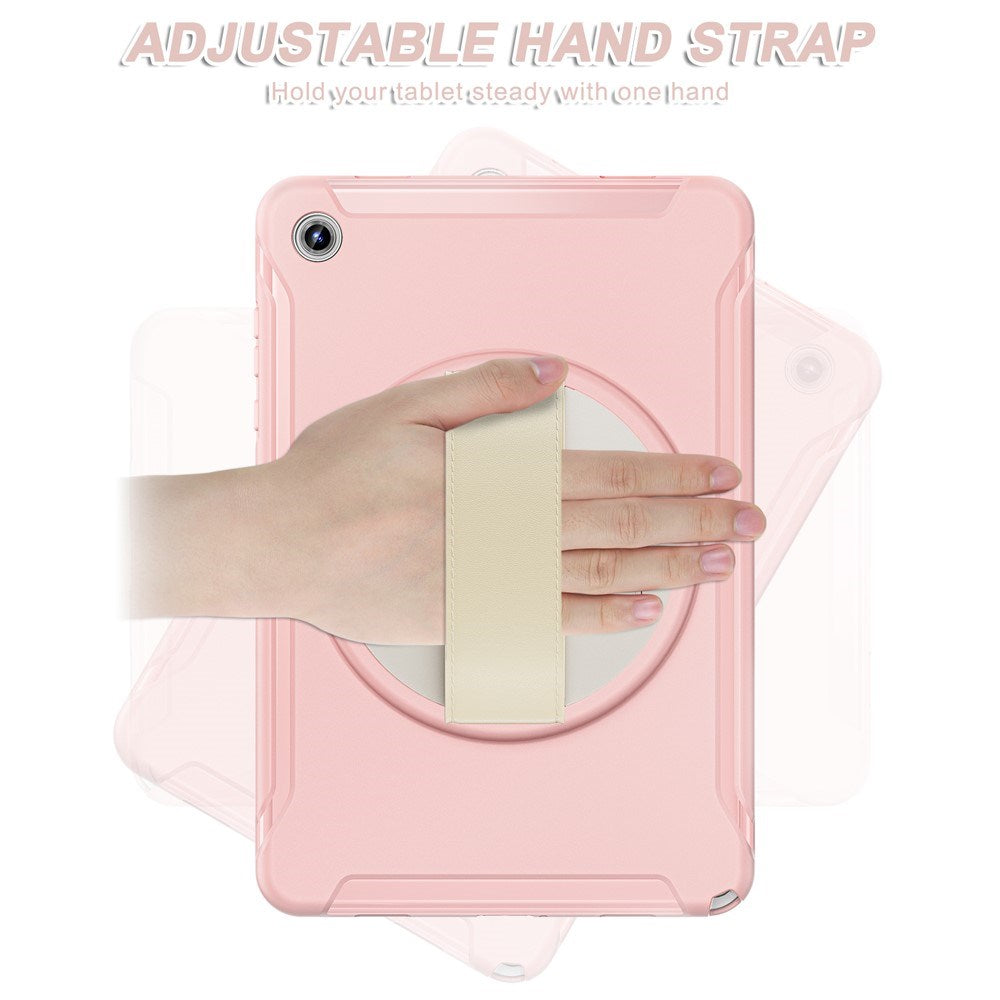 Samsung Galaxy Tab A11+ (Plus) EIDERWOOD Shockproof Case with 360 Degree Rotatable Kickstand - Pink