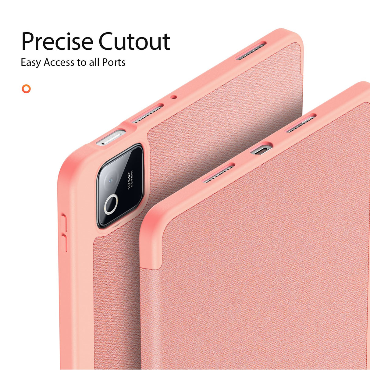 Xiaomi Pad 8 / 8 Pro / 7 / 7 Pro DUX DUCIS Tri-Fold Faux Leather Flip Case - Pink