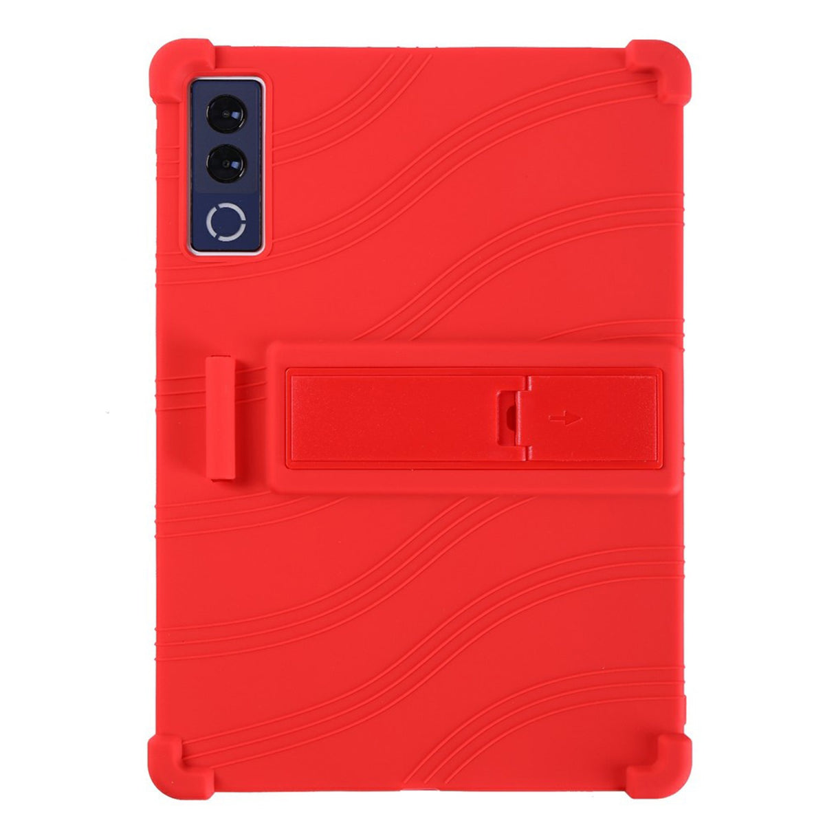 Lenovo Yoga Tab Plus Gen 2 13" EIDERWOOD Rugged Silicone Case with Adjustable Kickstand & Shock-Absorbing Corners - Red