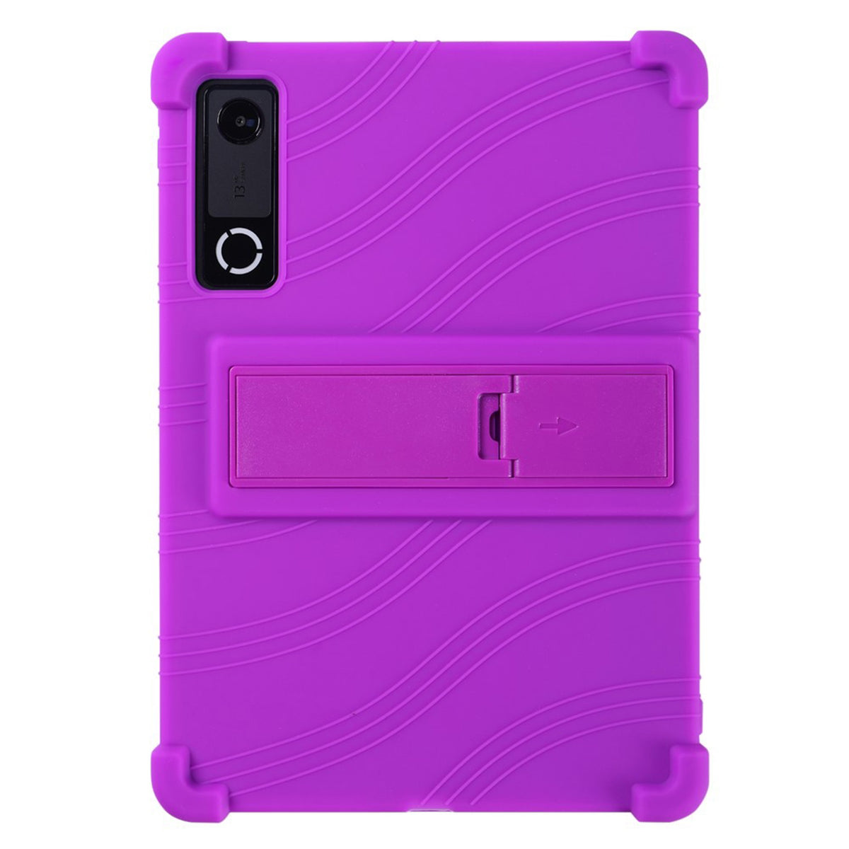 Lenovo Yoga Tab Gen 2 11.1" EIDERWOOD Rugged Silicone Case with Adjustable Kickstand & Shock-Absorbing Corners - Purple