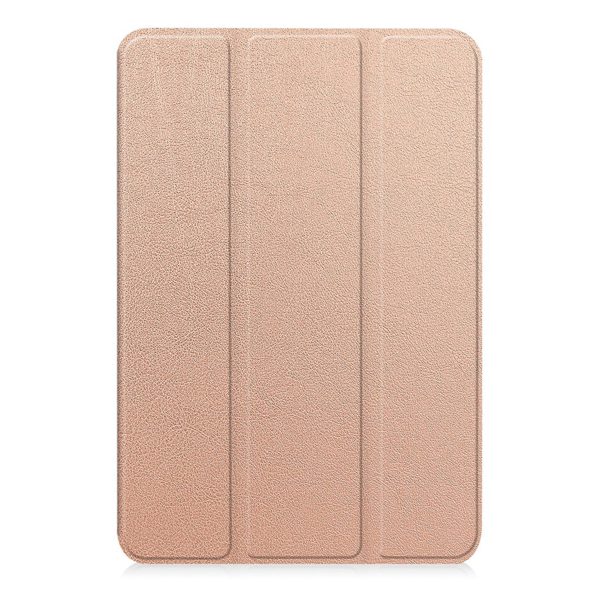 iPad Mini (2026) 8th Gen. EIDERWOOD Faux Leather Tri-Fold Flip Case with Stand Function - Rose Gold