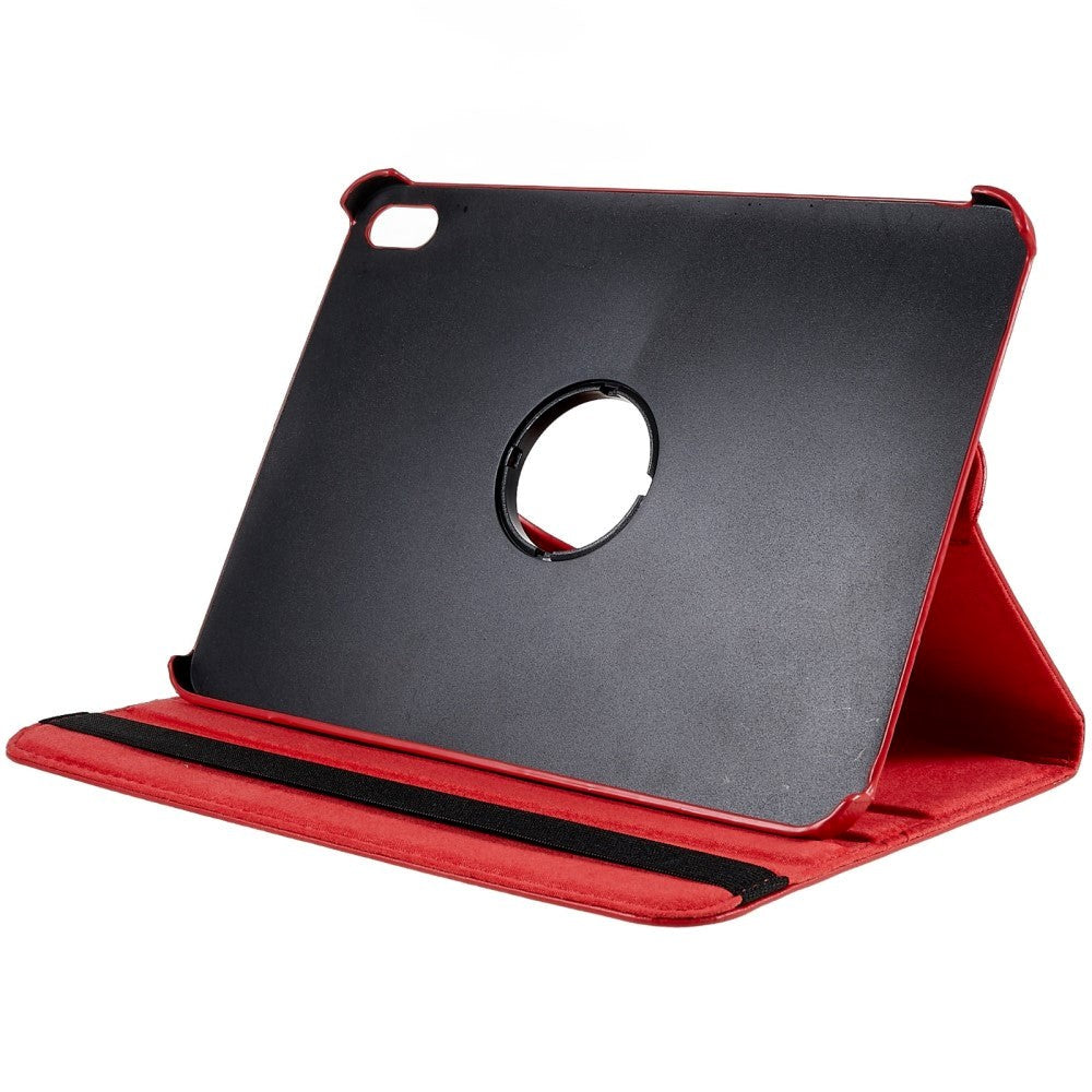 EIDERWOOD iPad 10.9" (2024/2022) Classic Leather Case w. 360⁰ Standing Function - Red