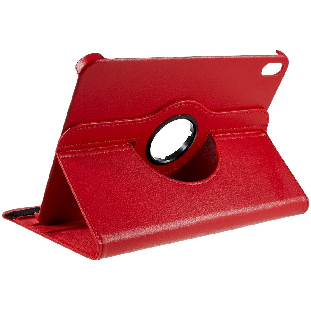 EIDERWOOD iPad 10.9" (2024/2022) Classic Leather Case w. 360⁰ Standing Function - Red
