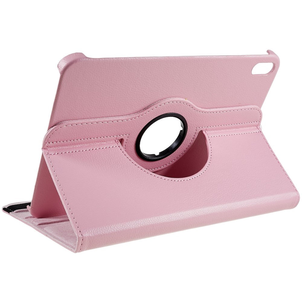 EIDERWOOD iPad 10.9" (2024/2022) Classic Leather Case w. 360⁰ Standing Function - Pink