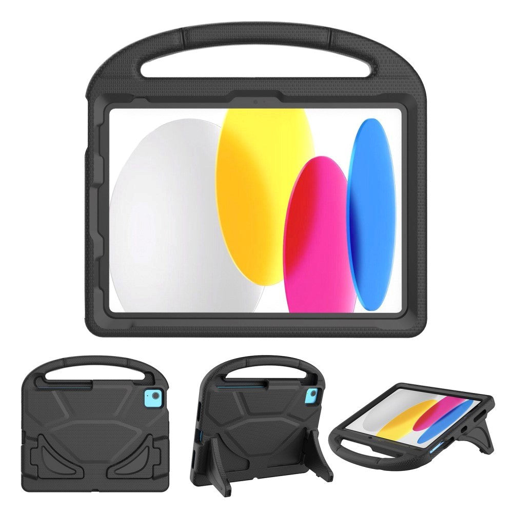 iPad 10.9" (2024/2022) EVA Foam Kids Case w. Kickstand - Black