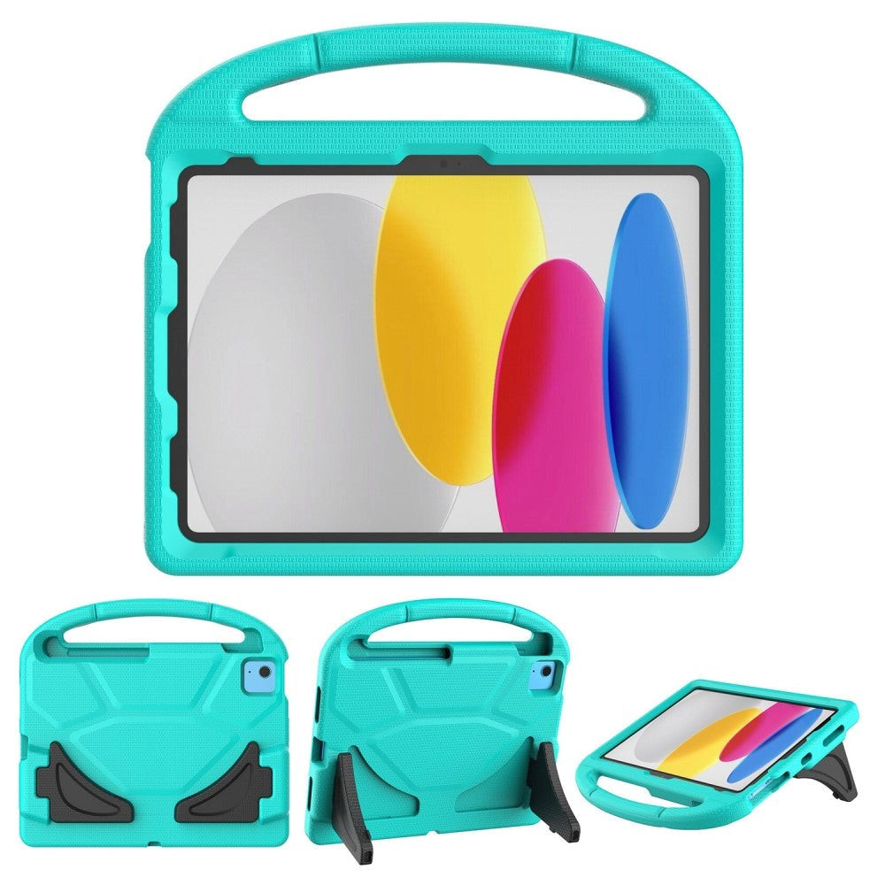 iPad 10.9" (2024/2022) EVA Foam Kids Case w. Kickstand - Mint Green