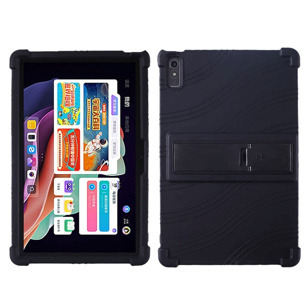 Lenovo Tab P11 Gen. 2 Plus Silicone Case w. Kickstand - Black
