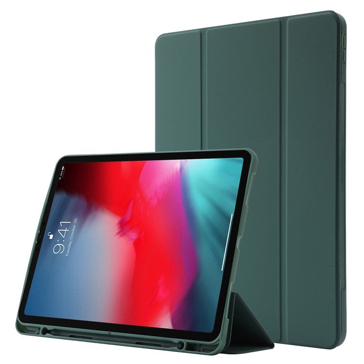 EIDERWOOD iPad Pro 11" (2022 / 2021 / 2020 / 2018) Tri-Fold Faux Leather Flip Case - Dark Green